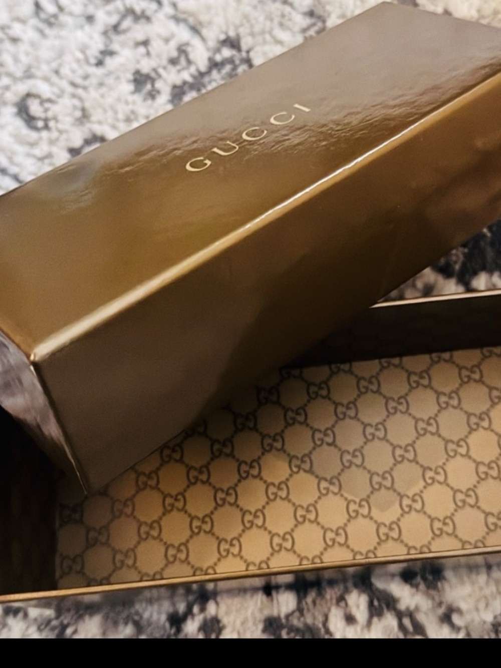 Gucci VINTAGE Logo Eyeglass Storage Box